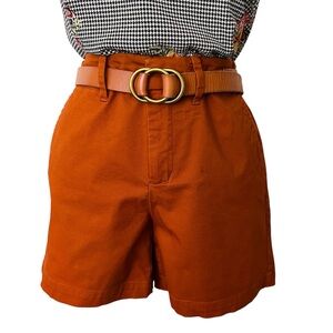 A NEW DAY Terracotta Cotton Stretch 5” Inseam Shorts Sz 2